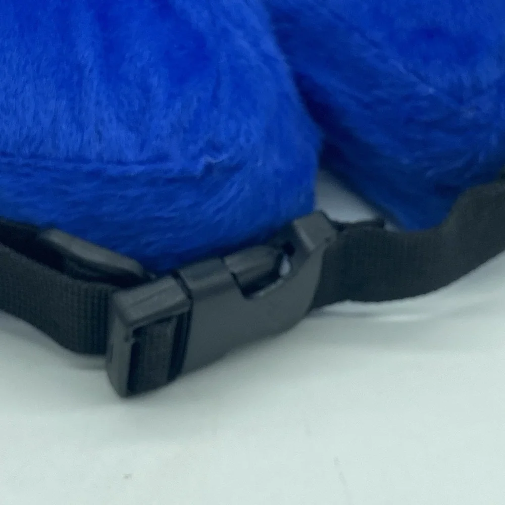 Pet Recovery Surgery Inflatable Donut Collar Protective Medium Cone Dog Blue EUC